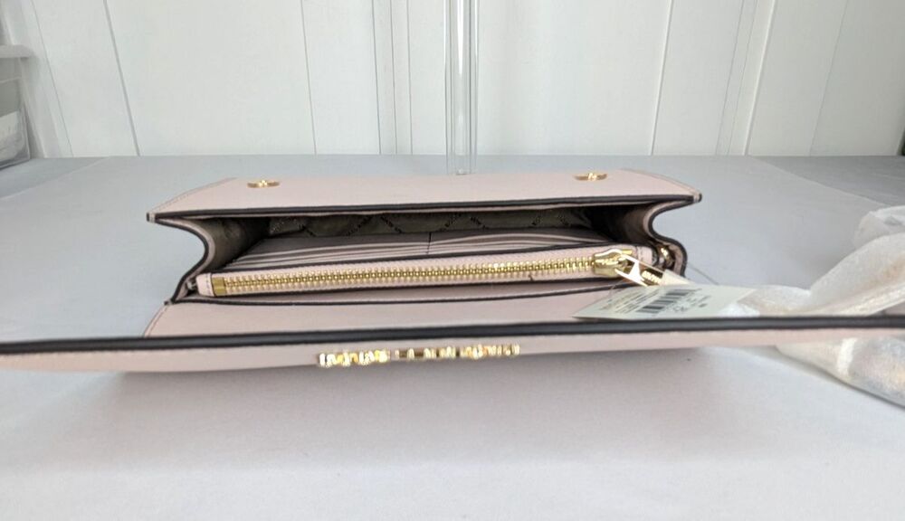 Michael Kors Jet Set Travel 3 in 1 Leather Crossbody - Powder Pink, NWT - Picture 4 of 8
